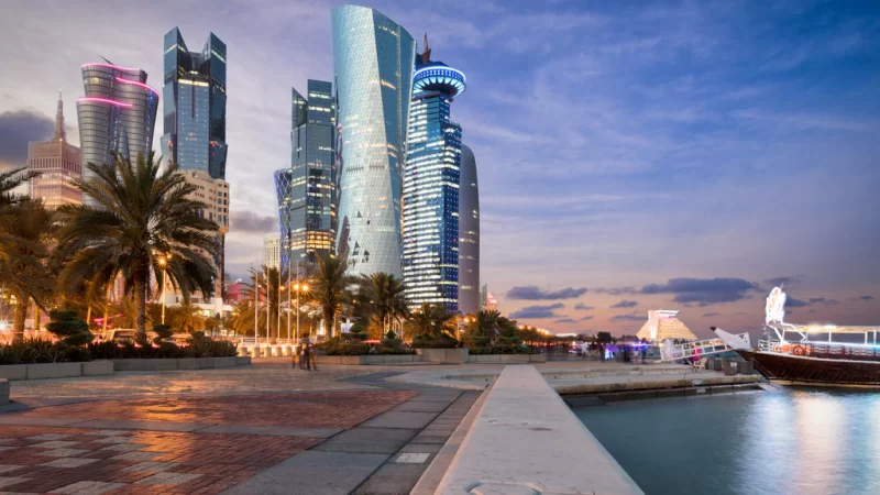 Doha Corniche lối đi bộ ven biển của thủ đô Doha