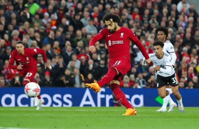 Salah ghi bàn thắng duy nhất giúp Liverpool đánh bại Fullham